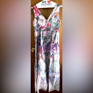 Floral Maxi. Used once for a wedding. Altered for height 5’3” plus with heels